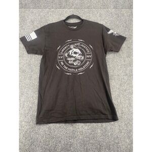 We The People Holsters T Shirt Skull Snake Liberty Justice Mens M Black USA Made